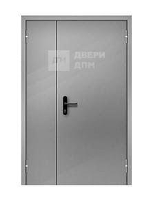 Полуторная противопожарная дверь ДПМ-02 3-го типа глухая 1200×2000 мм