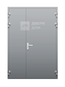 Противопожарная дверь EIWs-30 полуторная алюминиевая ДП-579